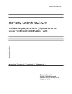 ASA S3.41-2015 (R2020)