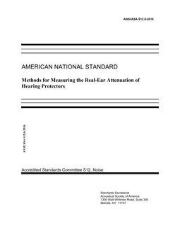 ASA S12.6-2016 (R2020)