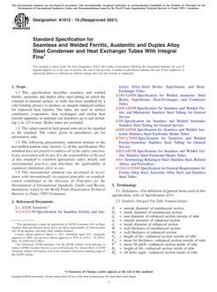 ASTM A1012-10(2021)