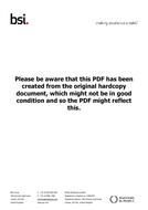 BS PP 8888-1:2007 SINGLE COPY - SET