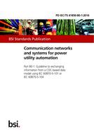 BS PD IEC/TS 61850-80-1:2016