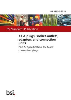 BS 1363-5:2016