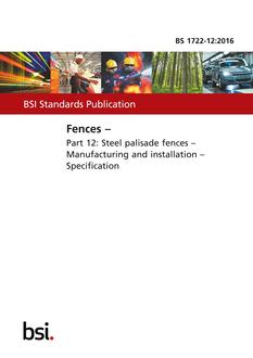 BS 1722-12:2016