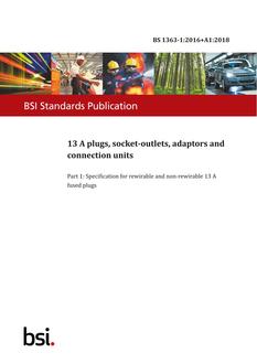 BS 1363-1:2016+A1:2018