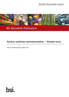 BS PD IEC TR 61948-4:2019