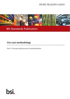 BS PD IEC TR 62559-1:2019