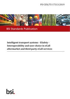 BS PD CEN/TS 17313:2019
