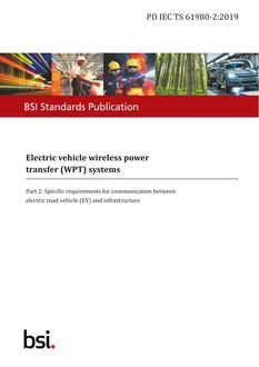 BS PD IEC TS 61980-2:2019