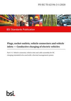 BS PD IEC TS 62196-3-1:2020