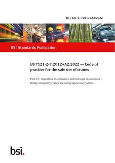 BS 7121-2-7:2012+A2:2022