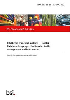 BS PD CEN/TS 16157-10:2022