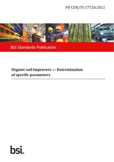BS PD CEN/TS 17728:2022