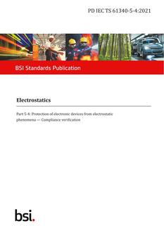 BS PD IEC TS 61340-5-4:2021