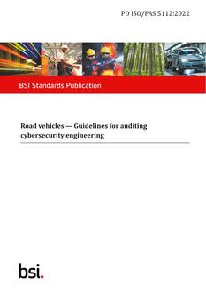 BS PD ISO/PAS 5112:2022