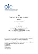 CIE 2017 COLOUR FIDELITY INDEX (IP04, Pages 10-16)