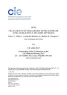 FIELD SURVEYS OF REASSURANCE IN TWO EUROPEAN CITIES USING BOYCE'S DAY-DARK APPROACH (OP26, 180-184)