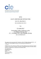 LIGHT, EMOTION AND INTERACTION (OP33, 228-237)