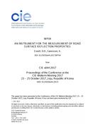 AN INSTRUMENT FOR THE MEASUREMENT OF ROAD SURFACE REFLECTION PROPERTIES (WP04, 443-452)