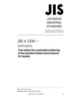 JIS A 1326:2019